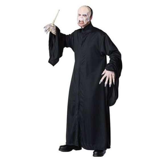 📷💚Harry Potter Voldemort Robe & Full Mask Costume Set Adult One Size - Picture 1 of 5
